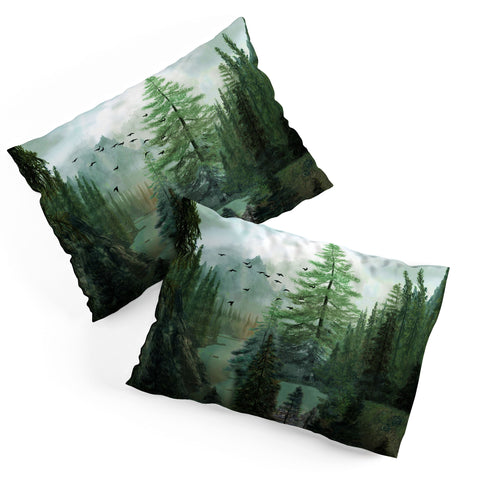 Nadja Mountain Morning 2 Pillow Shams