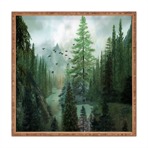 Nadja Mountain Morning 2 Square Tray