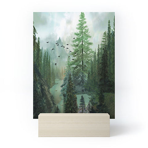 Nadja Mountain Morning 2 Mini Art Print
