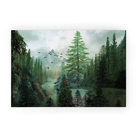 Nadja Mountain Morning 2 Welcome Mat