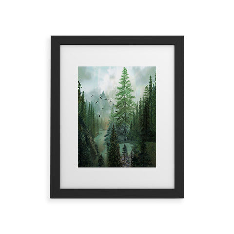 Nadja Mountain Morning 2 Framed Art Print