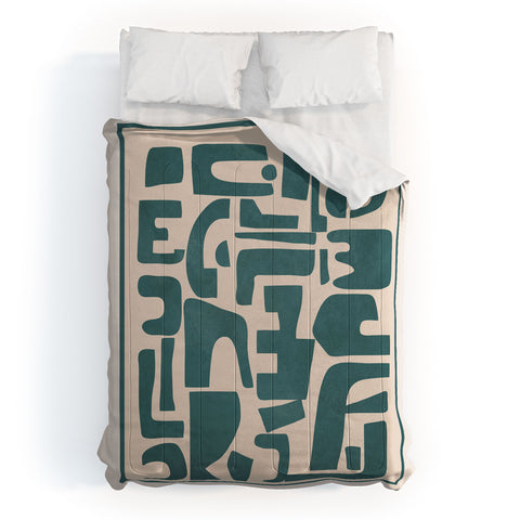 Nadja Organic Contemporary Shapes Comforter