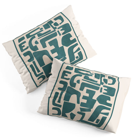 Nadja Organic Contemporary Shapes Pillow Shams