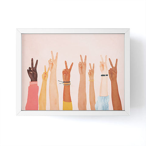 Nadja Peace II Framed Mini Art Print