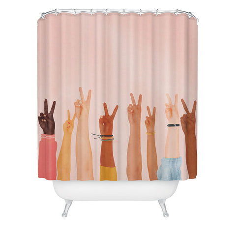 Nadja Peace II Shower Curtain