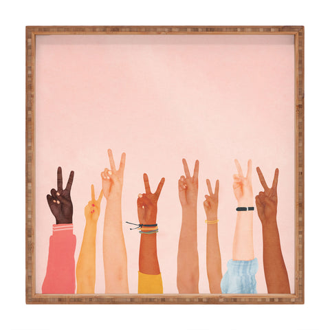 Nadja Peace II Square Tray