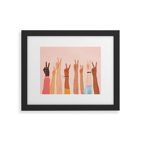 Nadja Peace II Framed Art Print