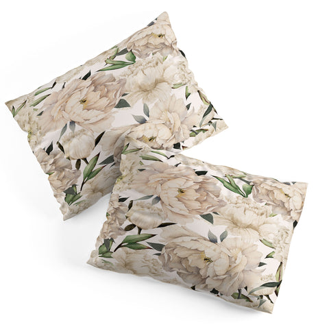 Nadja Peonies Pattern Pillow Shams