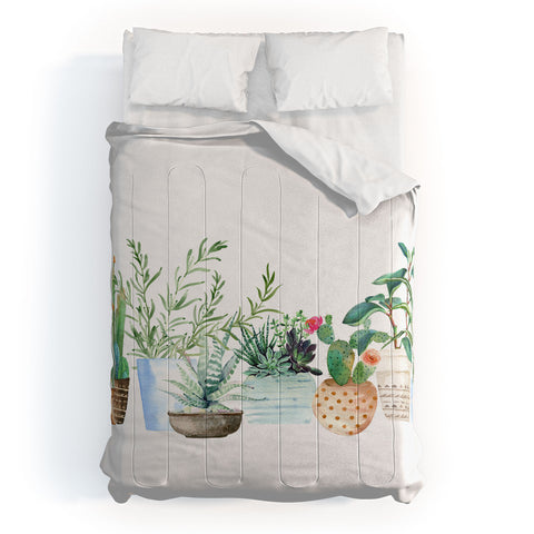 Nadja Plants I Comforter