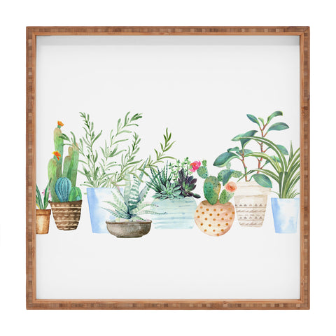 Nadja Plants I Square Tray