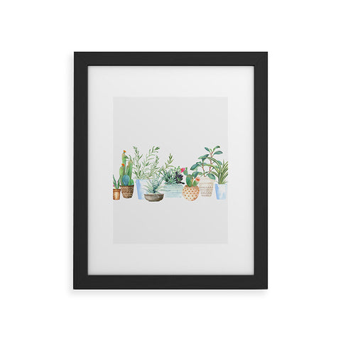 Nadja Plants I Framed Art Print