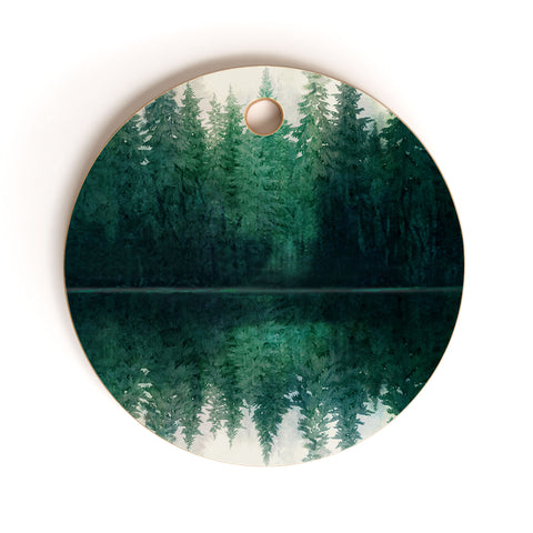 Nadja Reflection I Cutting Board Round