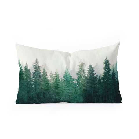 Nadja Reflection I Oblong Throw Pillow