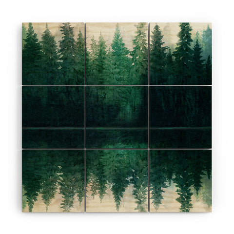 Nadja Reflection I Wood Wall Mural