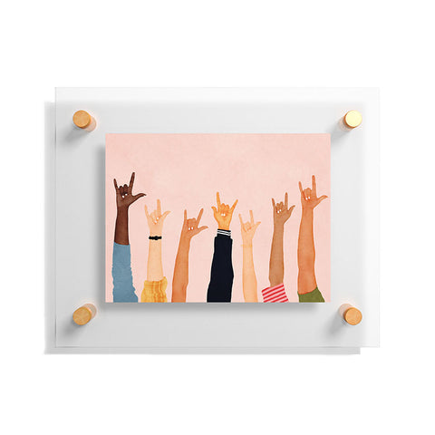 Nadja Rock On Floating Acrylic Print