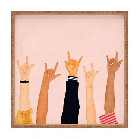 Nadja Rock On Square Tray