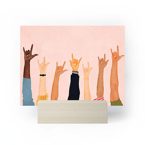 Nadja Rock On Mini Art Print