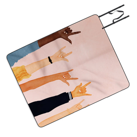 Nadja Rock On Picnic Blanket