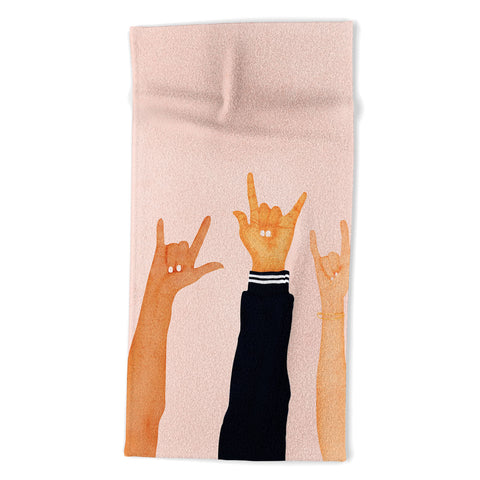Nadja Rock On Beach Towel