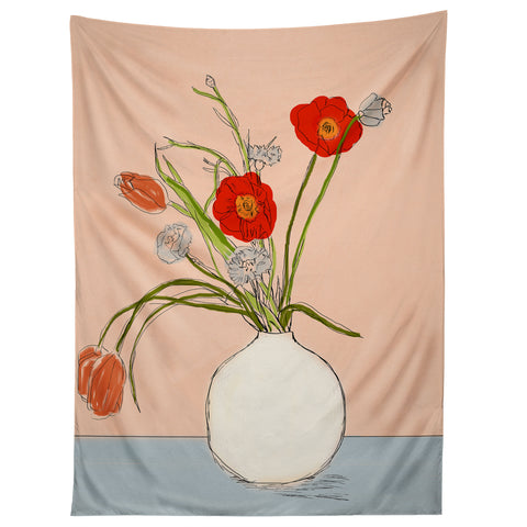 Nadja Spring Bouquet Uplifting Tapestry