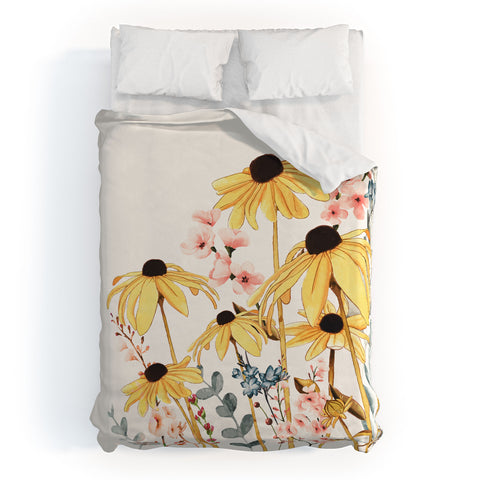 Nadja Summer Flowers I Duvet Cover