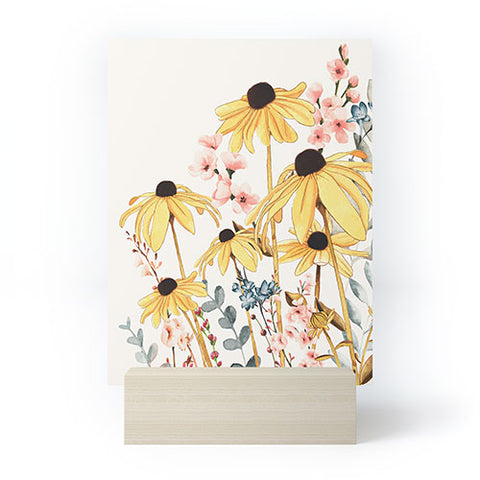 Nadja Summer Flowers I Mini Art Print
