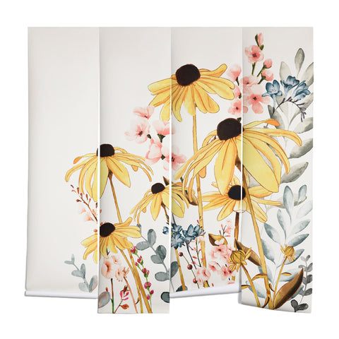 Nadja Summer Flowers I Wall Mural