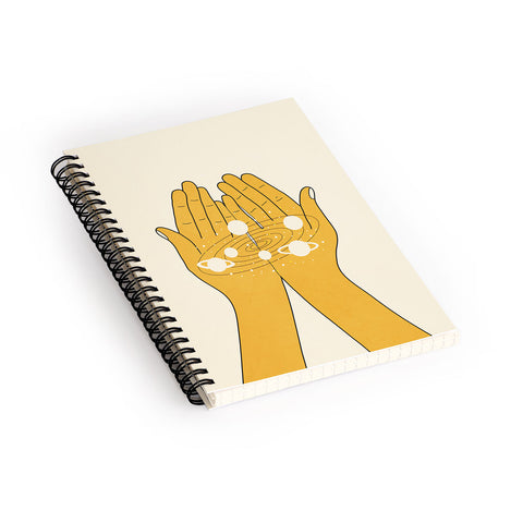 Nadja Universe in My Hands Spiral Notebook