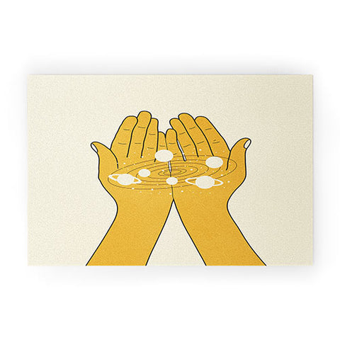 Nadja Universe in My Hands Welcome Mat