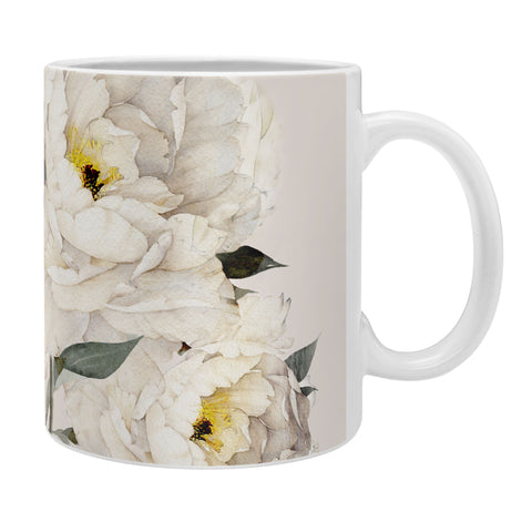Nadja White Peonies Coffee Mug