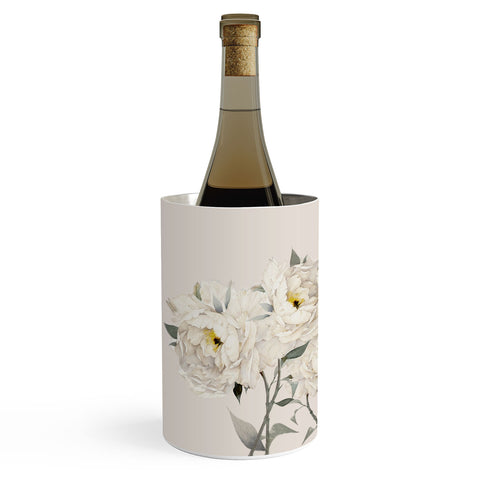 Nadja White Peonies Wine Chiller