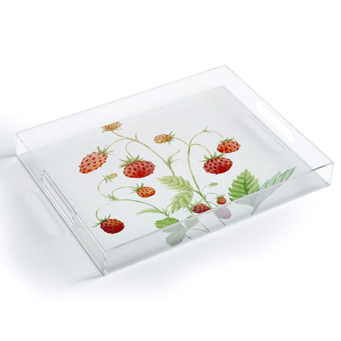 Nadja Wild Strawberries Acrylic Tray