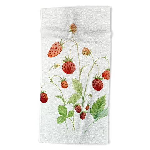 Nadja Wild Strawberries Beach Towel