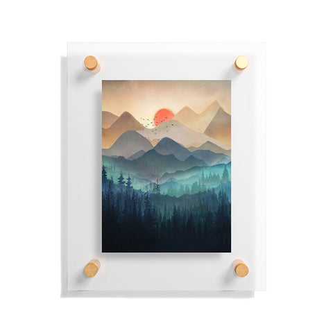 Nadja Wilderness Becomes Alive at Night Floating Acrylic Print