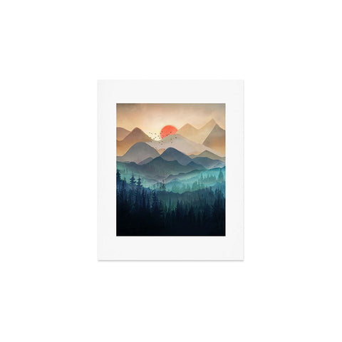 Nadja Wilderness Becomes Alive at Night Art Print