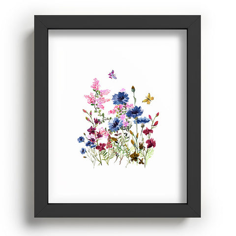 Nadja Wildflowers IV Recessed Framing Rectangle