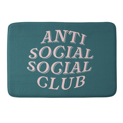 Nasty Woman Club Anti Social Social Club Memory Foam Bath Mat