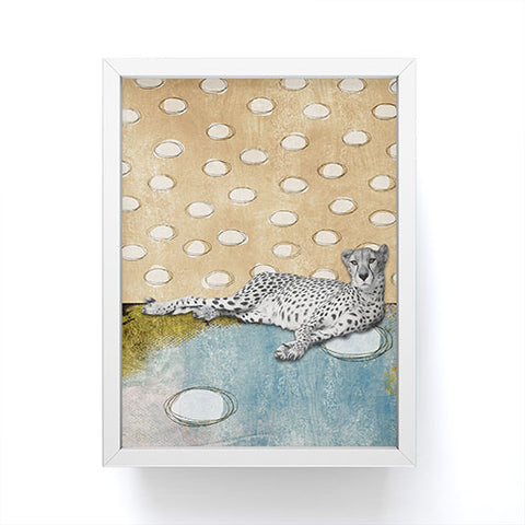 Natalie Baca Abstract Cheetah Framed Mini Art Print