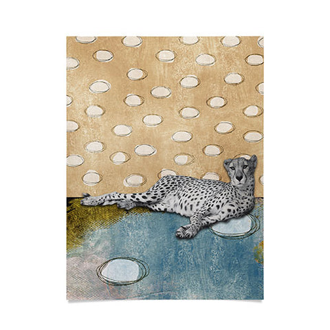 Natalie Baca Abstract Cheetah Poster