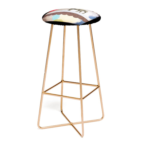 Natalie Baca Abstract Circus Elephant Bar Stool