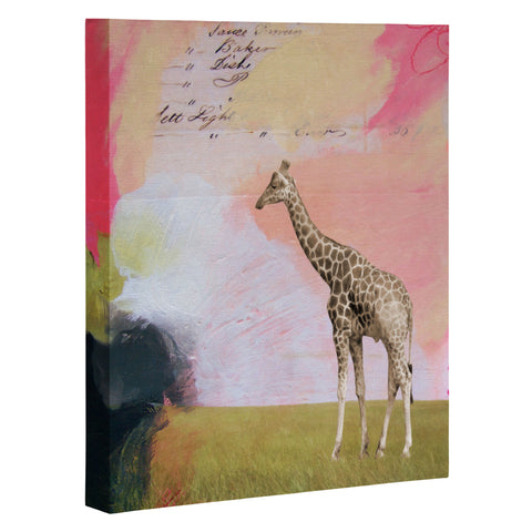 Natalie Baca Abstract Giraffe Art Canvas