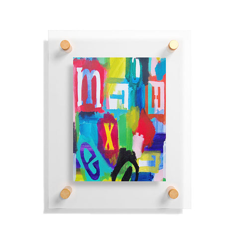Natalie Baca Alphabet City 2 Floating Acrylic Print