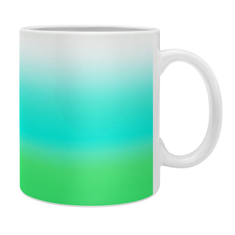 Natalie Baca Aquamarine Ombre Coffee Mug