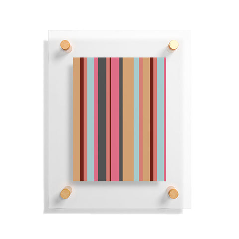 Natalie Baca Baja Mexicali Stripe Floating Acrylic Print