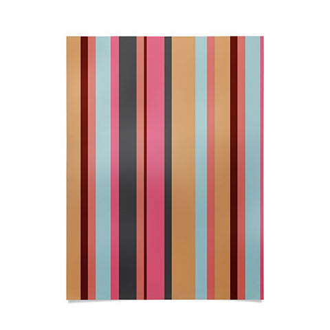 Natalie Baca Baja Mexicali Stripe Poster