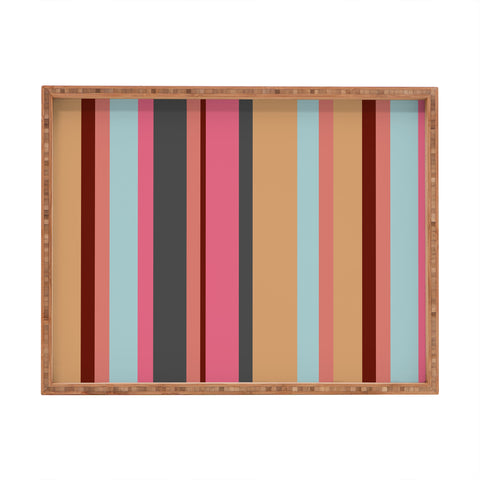 Natalie Baca Baja Mexicali Stripe Rectangular Tray