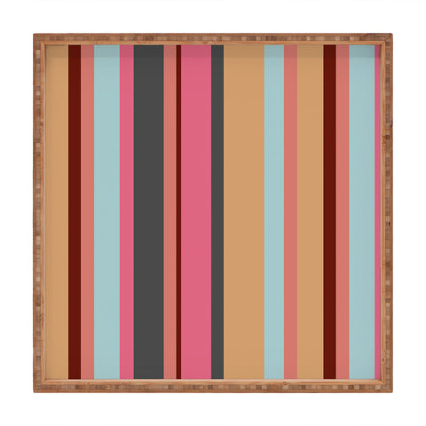 Natalie Baca Baja Mexicali Stripe Square Tray