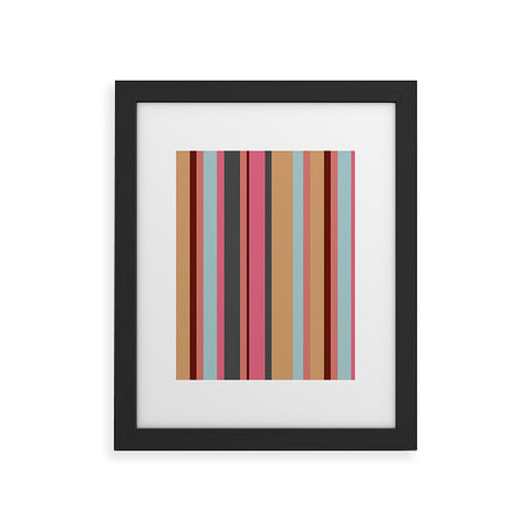 Natalie Baca Baja Mexicali Stripe Framed Art Print