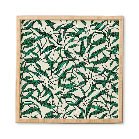 Natalie Baca Bamboo Leaf Framed Wall Art
