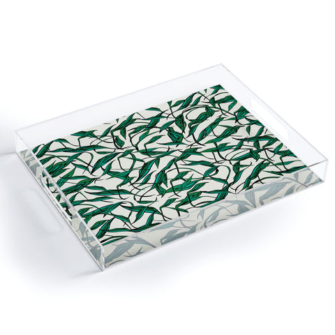 Natalie Baca Bamboo Leaf Acrylic Tray